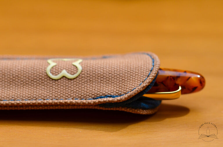 Etui souple British Tan pour 1 stylo-plume d'Esterbrook 2