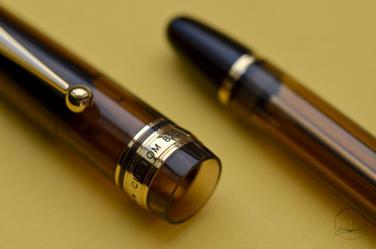 Custom 823 Amber Fountain pen by Pilot 4