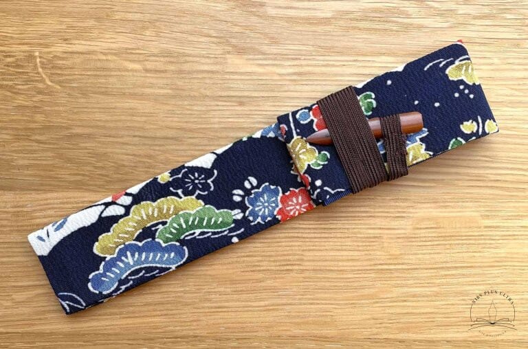Pen case Flowers of light for 1 fountain pen by Sailor 1