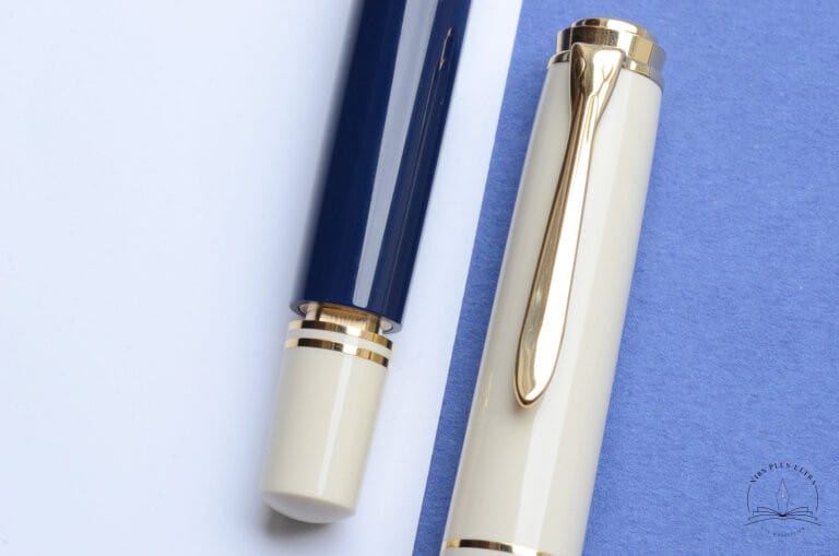 Stylo-plume Souverän M800 Cream Blue de Pelikan 4