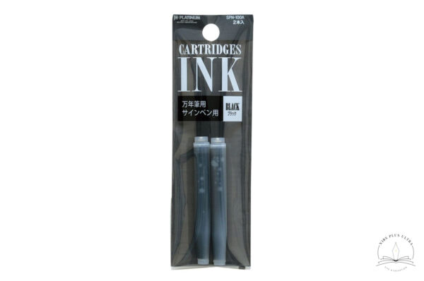 Encre noire 2 Cartouches de Platinum