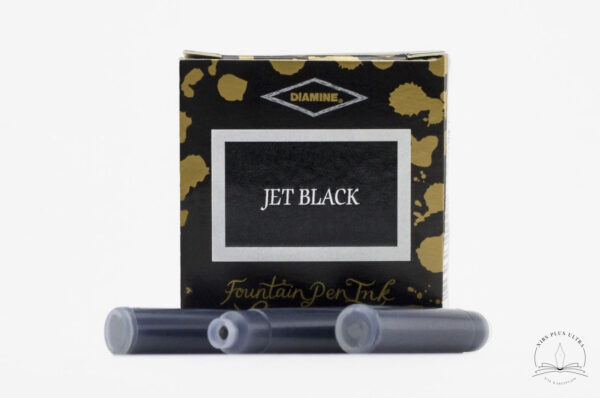 Encre Jet black Cartouches de Diamine 1