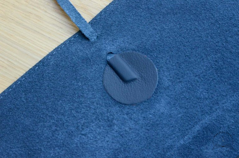 Carnet en cuir A5 Marine de Atelier De Laforêt 3