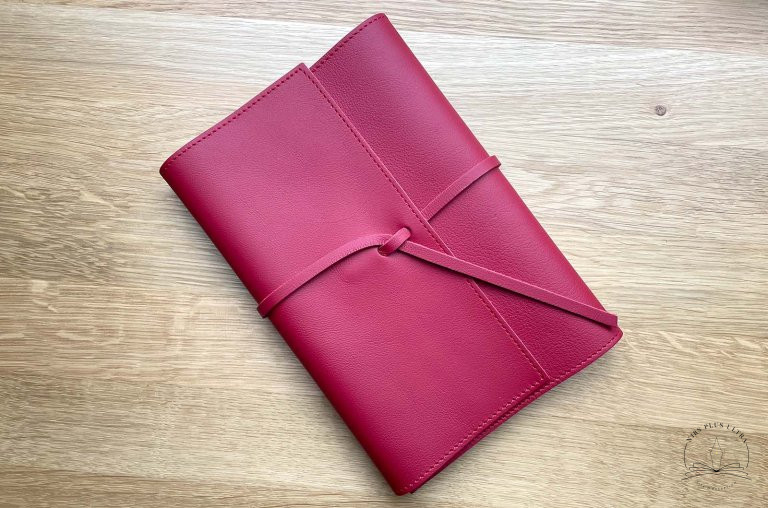 Carnet en cuir A5 Rouge de Atelier De Laforêt 1