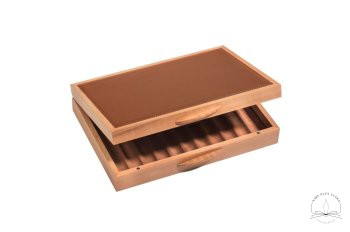 Box Service tree Cognac for 11 pens by Atelier De Laforêt 1