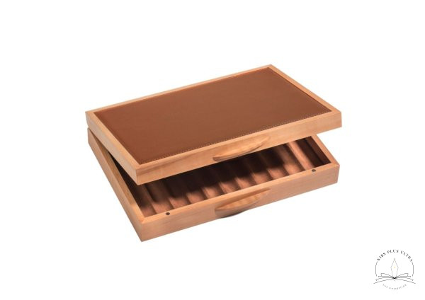 Coffret pour 11 stylos Alisier Cognac de Atelier De Laforêt 1