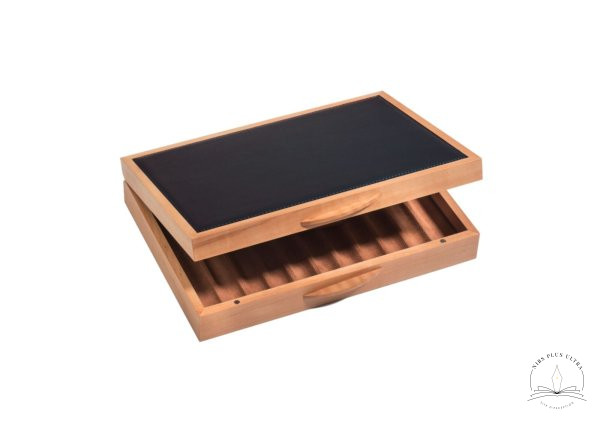 Coffret pour 11 stylos Alisier Noir de Atelier De Laforêt 1