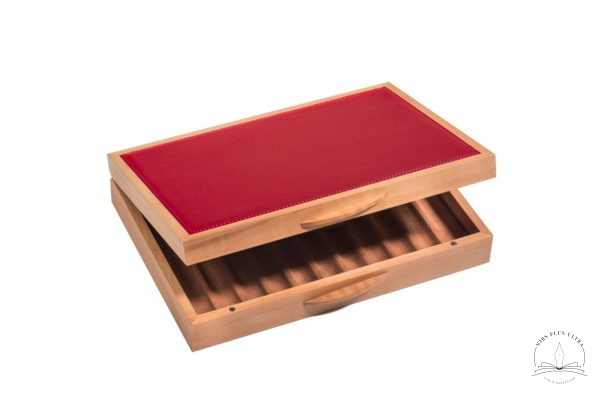Coffret pour 11 stylos Alisier Rouge de Atelier De Laforêt 1