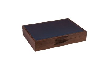 Box Wenge Navy for 11 pens by Atelier De Laforêt