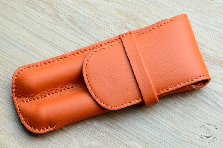 Case Mandarin for 2 pens by Atelier De Laforêt 1