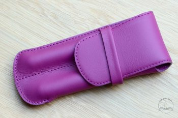 Case Purple for 2 pens by Atelier De Laforêt