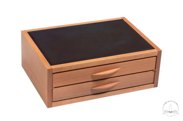 Coffret pour 22 stylos Alisier Noir de Atelier De Laforêt 1