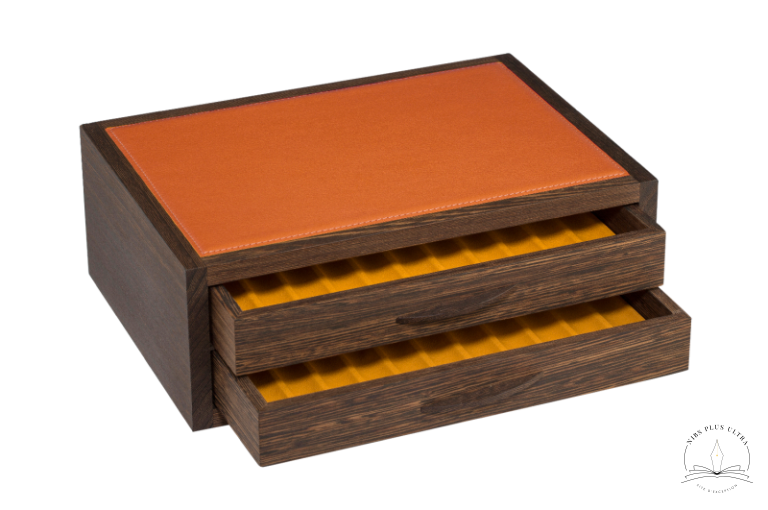 Box Wenge Mandarin for 22 pens by Atelier De Laforêt 2