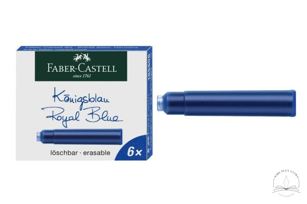 Encre bleu effaçable Cartouches de Faber-Castell
