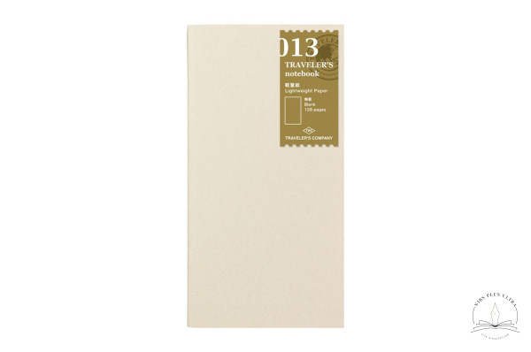Paper Notebook Plain Light by Traveler's Company 1