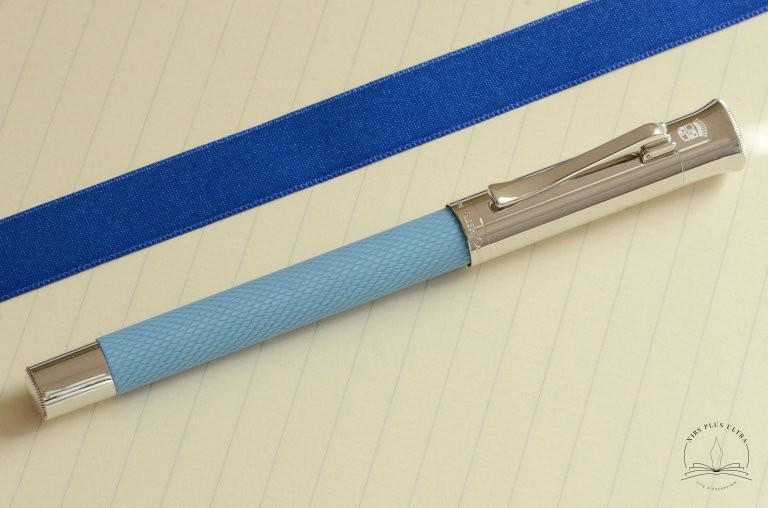 Guilloché Gulf blue Fountain pen by Graf von Faber-Castell 1