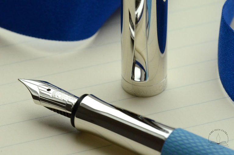 Guilloché Gulf blue Fountain pen by Graf von Faber-Castell 3