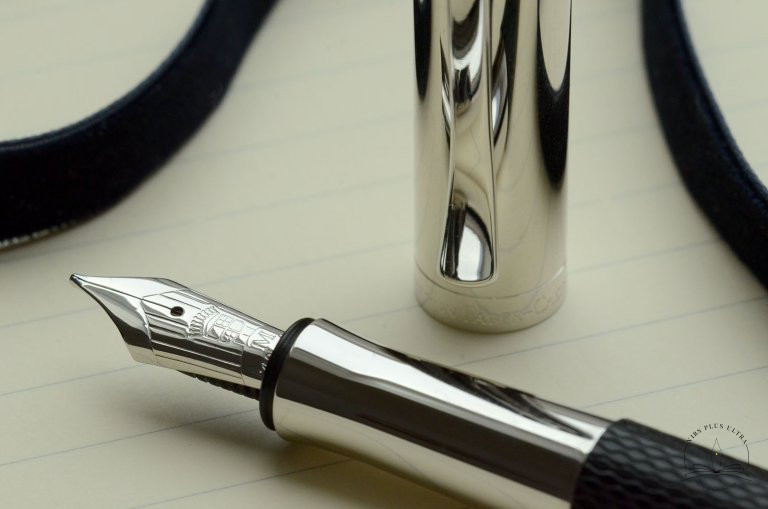 Guilloché Black Fountain pen by Graf von Faber-Castell 3