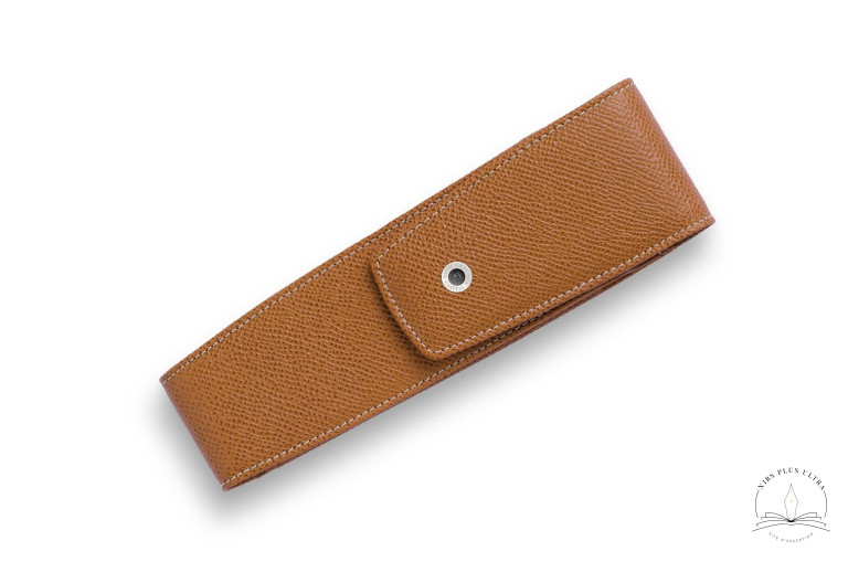 Etui en cuir Cognac pour 2 stylos de Graf von Faber-Castell 1
