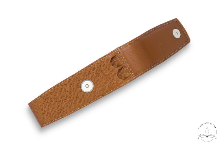 Etui en cuir Cognac pour 2 stylos de Graf von Faber-Castell 2