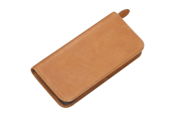 Etui en cuir Camel pour 3 stylos-plume de Pilot