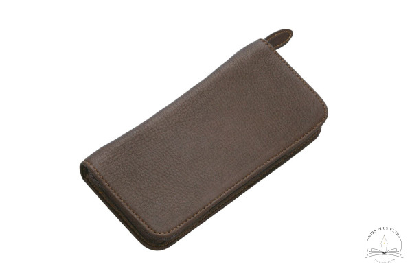 Etui en cuir Marron pour 3 stylos de Pilot