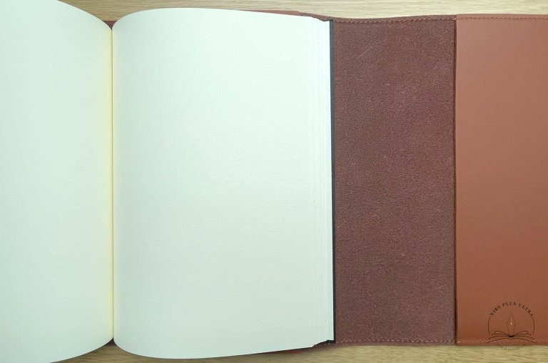 Carnet en cuir A5 Cognac de Atelier De Laforêt 2