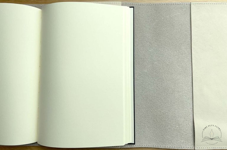 Carnet en cuir A5 Ivoire de Atelier De Laforêt 2