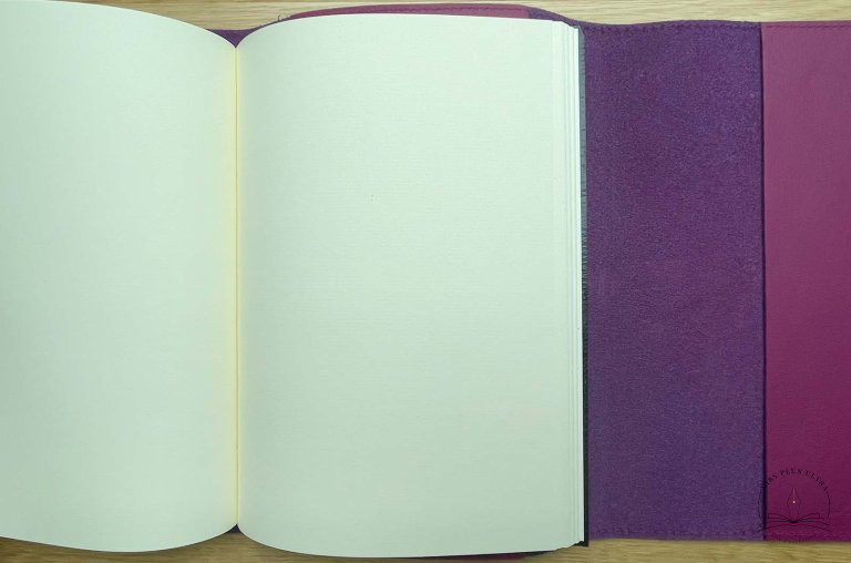Carnet en cuir A5 Pourpre de Atelier De Laforêt 2